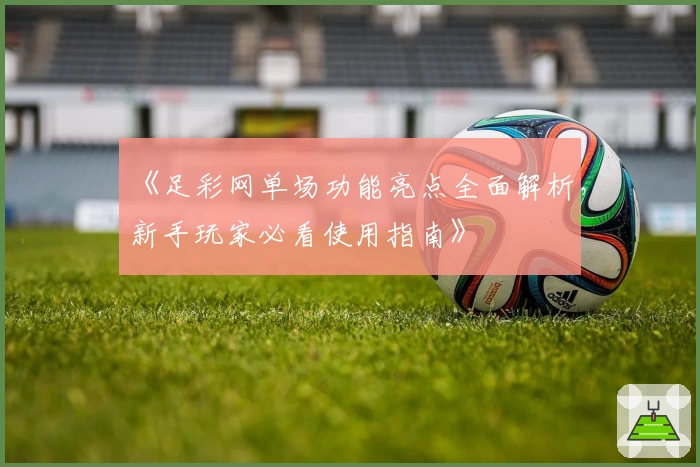 《足彩网单场功能亮点全面解析，新手玩家必看使用指南》